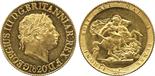 G BRITISH COINS. The Bentley Collection of British Milled Gold Sovereigns. George III, Sovereign,