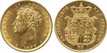 G BRITISH COINS. The Bentley Collection of British Milled Gold Sovereigns. George IV, Sovereign,