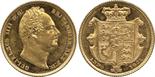 G BRITISH COINS. The Bentley Collection of British Milled Gold Sovereigns. The Very Rare WW No Stops