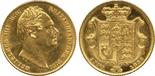 G BRITISH COINS. The Bentley Collection of British Milled Gold Sovereigns. William IV, Sovereign,