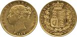 G BRITISH COINS. The Bentley Collection of British Milled Gold Sovereigns. Rare Victoria 1843