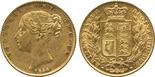 G BRITISH COINS. The Bentley Collection of British Milled Gold Sovereigns. The Very Rare 4 Over