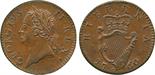 ?COINS, EUROPEAN TERRITORIES, IRELAND George II (1727-1760), Copper Farthing, 1760, older laureate