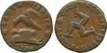 ?COINS, EUROPEAN TERRITORIES, ISLE OF MAN James Stanley, 10th Earl of Derby (1702-1736), first