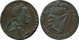 ?COINS, EUROPEAN TERRITORIES, IRELAND Charles II (1645-1685), Regal Coinage, Copper Halfpenny,