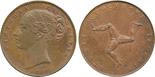 ?COINS, EUROPEAN TERRITORIES, ISLE OF MAN Victoria (1837-1901), Copper Special Strike Farthing,