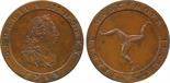 ?COINS, EUROPEAN TERRITORIES, ISLE OF MAN George III (1760-1820), Bronzed Copper Proof Halfpenny,