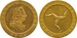 ?COINS, EUROPEAN TERRITORIES, ISLE OF MAN George III (1760-1820), Gilt-copper Proof Halfpenny,