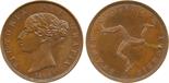 ?COINS, EUROPEAN TERRITORIES, ISLE OF MAN Victoria (1837-1901), Copper Special Strike Halfpenny,