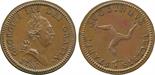 ?COINS, EUROPEAN TERRITORIES, ISLE OF MAN George III (1760-1820), Copper Penny, 1786, laureate head