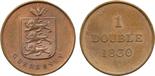 ?COINS, CHANNEL ISLANDS, GUERNSEY William IV (1830-1837), Copper Proof Double, 1830, die axis ?? (