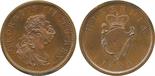 ?COINS, EUROPEAN TERRITORIES, IRELAND George III (1760-1820), Copper Proof Restrike Penny, 1805,