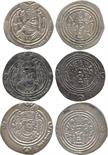 Islamic Coins, ARAB SASANIAN,  ‘Ubayd Allah b. Ziyad, Silver Drachm (3), NY = Nihawand 57h, 2.51g,