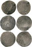 Islamic Coins, ARAB SASANIAN, Eastern Sistan, Silver Drachms (3) (SK = Sijistan), undated, Muhammad