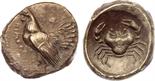 ANCIENT COINS, GREEK COINS, Sicily, Himera (c.480-470 BC), Silver Didrachm, 7.7g. HIMER[A], cock