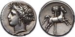 ANCIENT COINS, GREEK COINS, Sicily, Entella (c.320/15-300 BC), Silver Tetradrachm, 17.0g. Siculo-