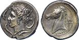 ANCIENT COINS, GREEK COINS, Sicily, Entella (c.320-300 BC), Silver Tetradrachm, 16.74g, 11h.