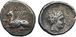 ANCIENT COINS, GREEK COINS, Thrace, Abdera (c.365-345 BC), Silver Tetradrachm, 9.21g, 11h.