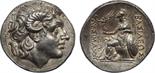 ANCIENT COINS, GREEK COINS, Kingdom of Thrace, Lysimachos (323-281 BC), Silver Tetradrachm, 17.