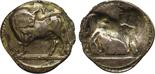 ANCIENT COINS, GREEK COINS, Lucania, Sybaris (c.550-510 BC), Silver Incuse Stater, 5.83g, 12h.