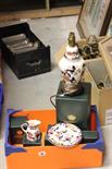 A Quantity of Boxed Masons China to include lamp base, teapot, trinket box, dish etc