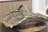 Very Large Wicker Flower / Bread Basket, approx. 3`