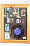 Framed and Glazed Rolling Stones Montage including Cards, Phone Cards and Record