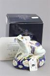 A Boxed Royal Crown Derby `Freddie the Royal Frog` Limited Edition No 80 of 500 with certificate