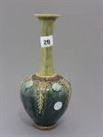 A Royal Doulton Floral Decorated Vase signed LP to base