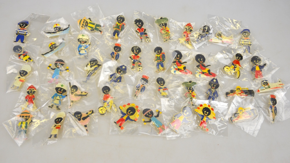 A collection of 43 modern enamelled metal Robertson Golly badges