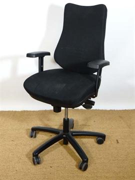 Vintage Retro A Danish Rbm Model 820 Office Chair In Extreme Havana With Arms Etc