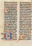 Manuskripte. - Breviarium Romanum. - Lateinische Handschrift auf Pergament. Frankreich, erste