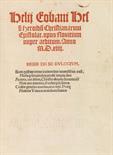 Eobanus Hessus,     Heroidu(m) Christianarum epistolae. Opus novitium nuper aeditum. Leipzig, M.