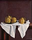 JACINTO LUÍS - NASC. 1945 "Natureza morta - Marmelos" óleo sobre tela assinado e datado de 1995 Dim.