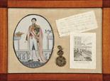 D. Miguel I (1828-1834) - King of Portugal”, gouache on paper, lithography register, engraving on
