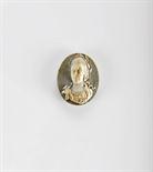 D. Maria I (1777-1816) Queen of Portugal”, kaolin cameo, Portuguese, 18th C., small defects,