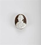 D. Pedro III (1717-1786) King of Portugal”, kaolin cameo, Portuguese, 18th C., small defects, marked