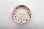 A Paper Weight, glass, polychromatic glass paste interior “Millefiori” with monogram “MR”, French,