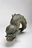 Dolphin - fountain`s mouth”, bronze sculpture, Portuguese, 18th/19th C., small defects Dim. - 67 x