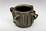 A Mortar, Gothic, bronze, relief decoration “Counterforts and four hoop holes”, Portuguese, 15th/