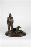 LUÍS VALADARES - NASC. 1949, D. Carlos (1863-19089, King of Portugal, Hunter, with two dogs,