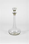 A Bottle, glass from Vista Alegre Manufactory, Portuguese, 19th C., (1824-1880)Dim. - 33,5 cm