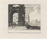Gabriel Perelle    1604 Vernon-sur-Seine - 1677 Paris12 Bll.: Arkadische Landschaften mit antiken