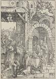 Albrecht Dürer    1471 Nürnberg - 1528 NürnbergDie Anbetung der Könige. Um 1503.Holzschnitt.
