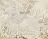 Hans Rottenhammer    1564 München - 1625 AugsburgZugeschrieben - Das Jüngste Gericht (Seite der