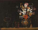Georg Flegel    1566 Olmütz (Mähren) - 1638 Frankfurt am MainStillleben mit Blumenstrauß und
