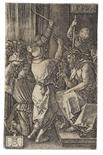Albrecht Dürer     1471 Nürnberg - 1528 NürnbergDie Dornenkrönung. 1512.Kupferstich. Bartsch 9.