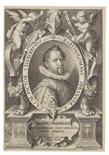 Jan Harmensz Muller     1540 Amsterdam - 1617 AmsterdamBildnis Bartholomäus Spranger im ovalen