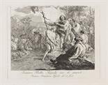 Giovanni Domenico Tiepolo     1727 Venedig - 1804 VenedigTaufe Christi. Um 1745.Radierung nach dem