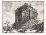 Giovanni Battista Piranesi     1720 Mogliano - 1778 RomVeduta del Tempio detto della Tosse. 1763.